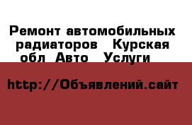 Ремонт автомобильных радиаторов - Курская обл. Авто » Услуги   